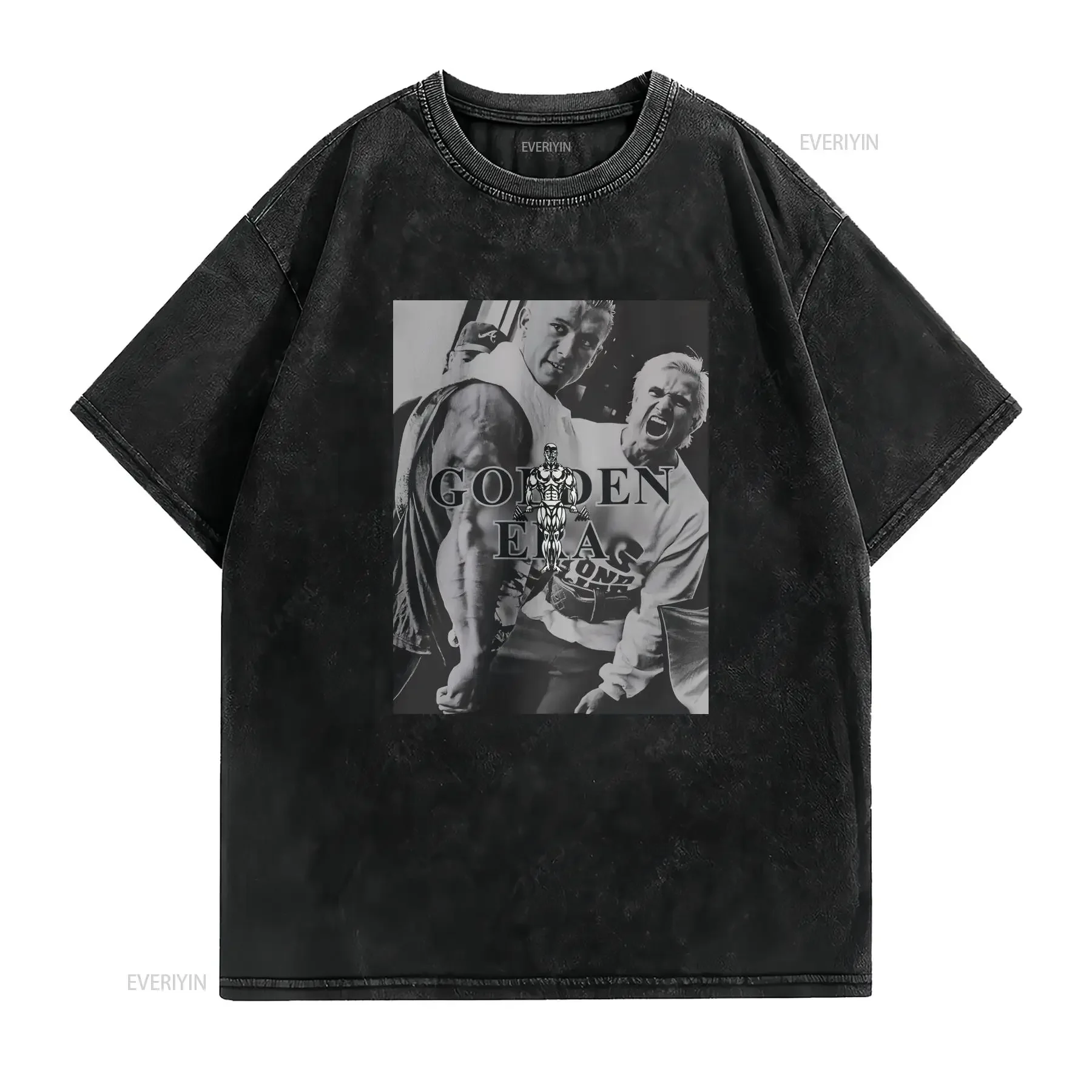 GOLDEN ERA Tom Platz Lee Priest Classic Pump cover Old school bodybuilding tee Oversized bodybuilder vintage Washed homme