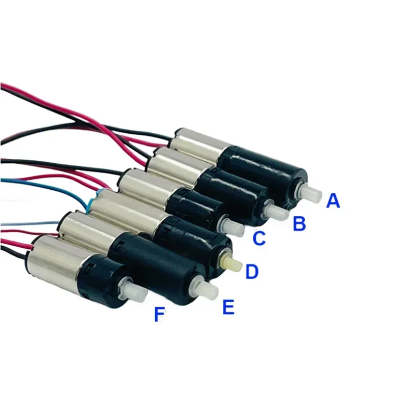 DC 3V 3.7V 46RPM-6400RPM Tiny 6mm Planetary Gear Motor Reduction Gearbox Mini Coreless Motor DIY Robot Fingerprint Lock