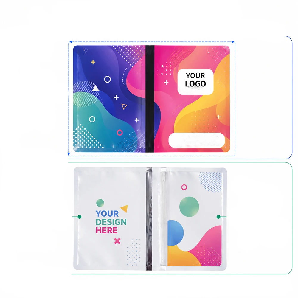 Custom 1G 3.5G 7G 14G 28G Mylar Bag Plastic Packaging Pouches Soft Touch SmellProof Special Die Cut Holographic OEM Gift Package