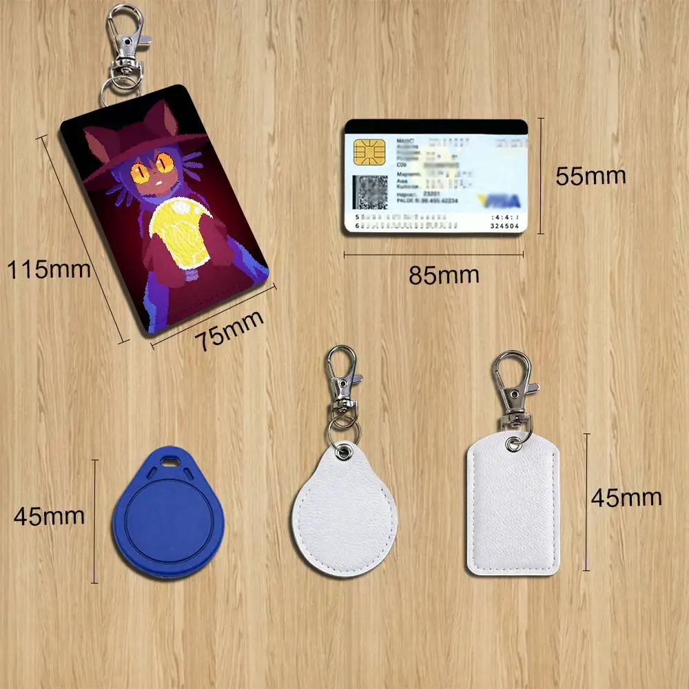 cute Niko game OneShot Holder For Bank Business Work Card Holder Student Card Case Bus Card