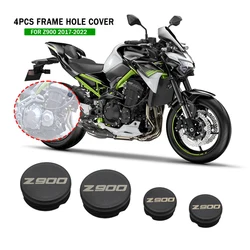 For Kawasaki Z 900 Z900 2017 2018 2019 2020 2022 Motorcycle Accessories Frame Hole Cover Caps Plug Decorative Frame Cap Set