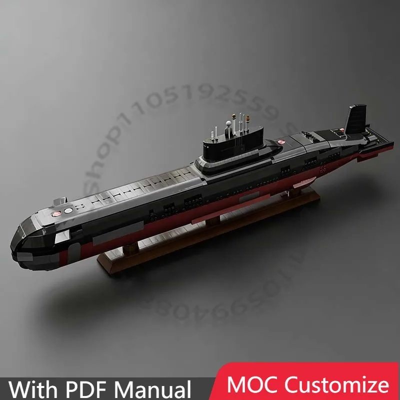 

3276 PCS War series Typhoon-class submarine MOC Customize Modular Building Block Educational Design Model DIY Assembly Toy Gift
