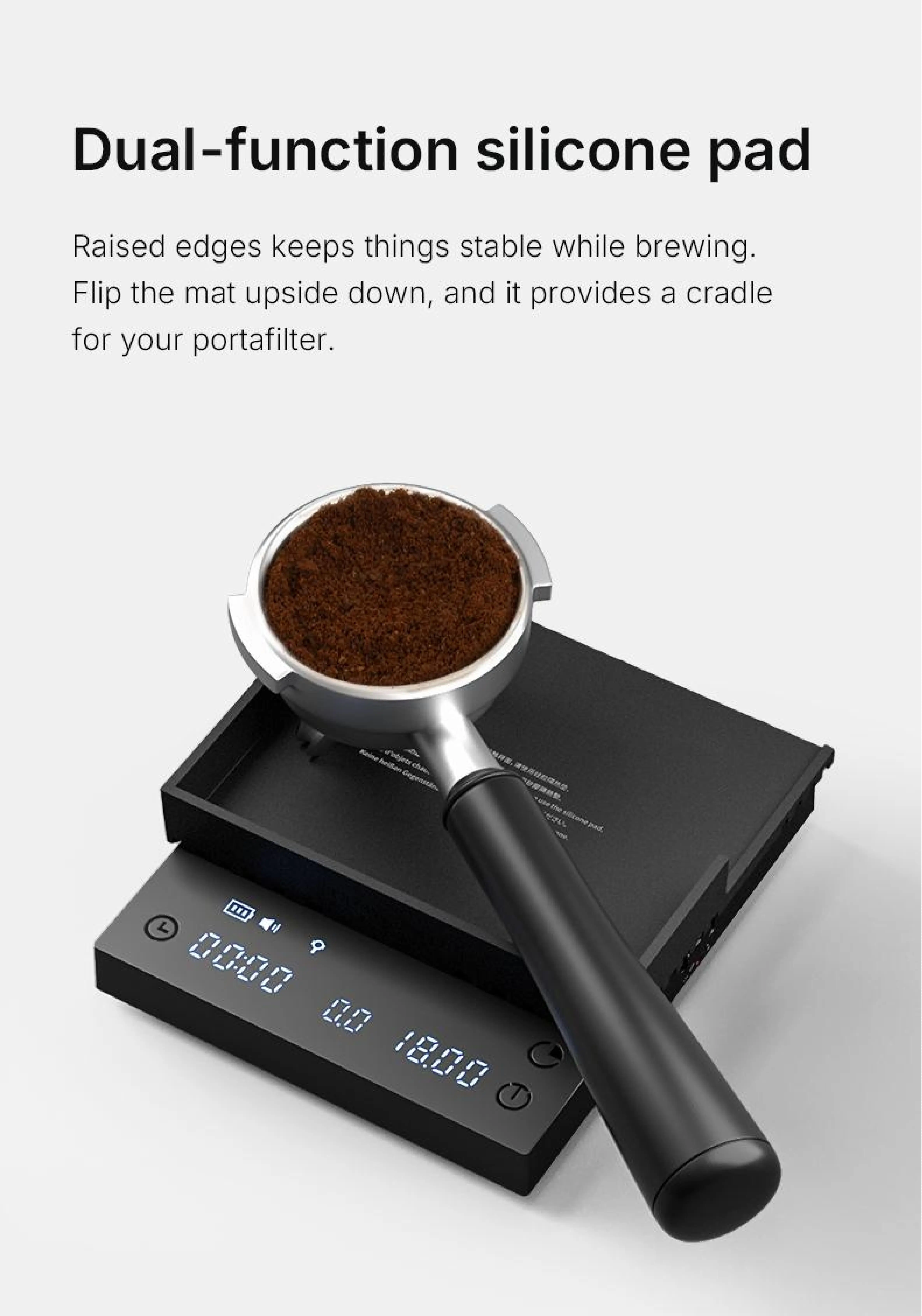 TIMEMORE Black Mirror Basic 3 Kaffeewaage Küchenwaage Digitale Waage Mini-Wiegeplattform Schlanker Intelligenter Leichtgewicht – Detail 19