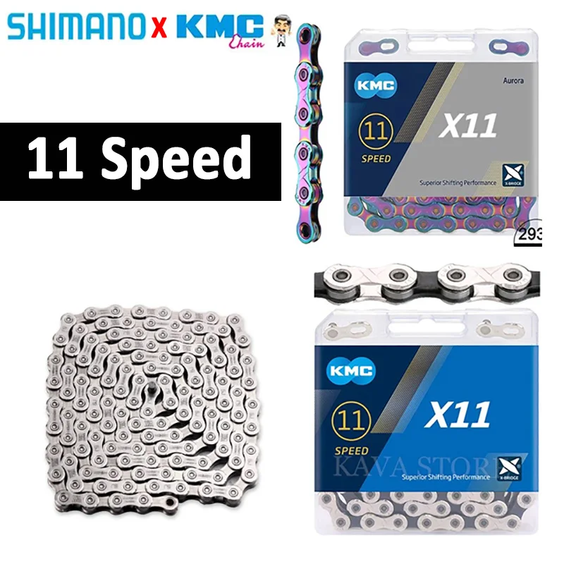 KMC сеть MTB 11 скоростной горный велосипед 11V Ток Shimano HG601 11 S велосипедная цепь для группы M5100