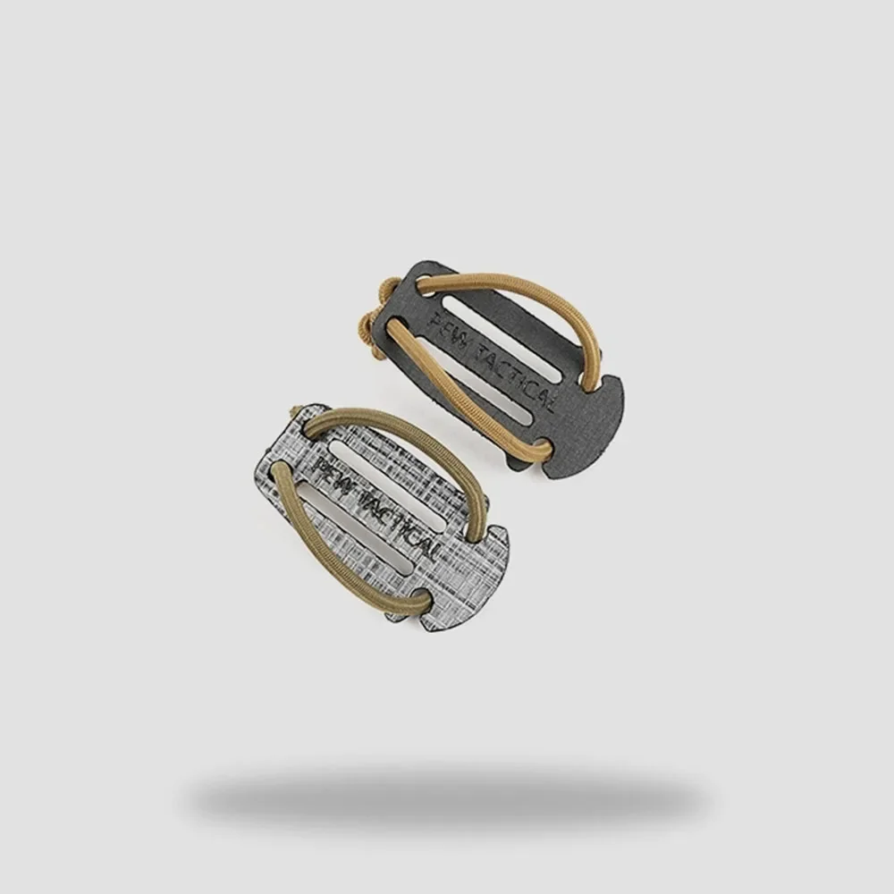 PEW TACTICAL インターコム PTT 固定クリップ バックル 1 インチ ウェビング ワイヤー固定プレート ホルダー