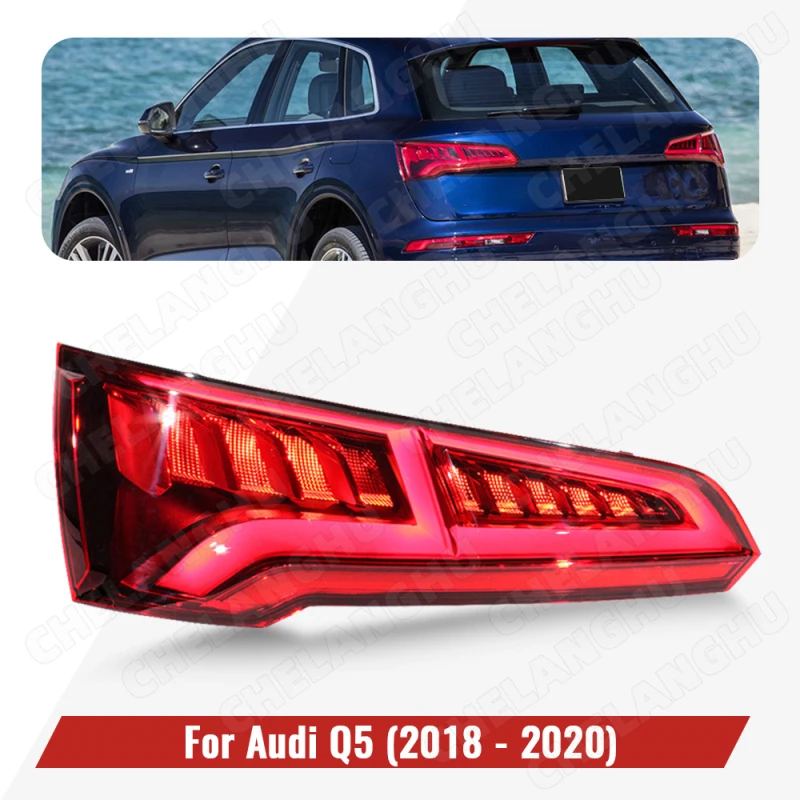 

1Pc Left Side Taillight For Audi Q5 2018 2019 2020 European Version Car Tail Light Rear Lamp Brake 80A945093B