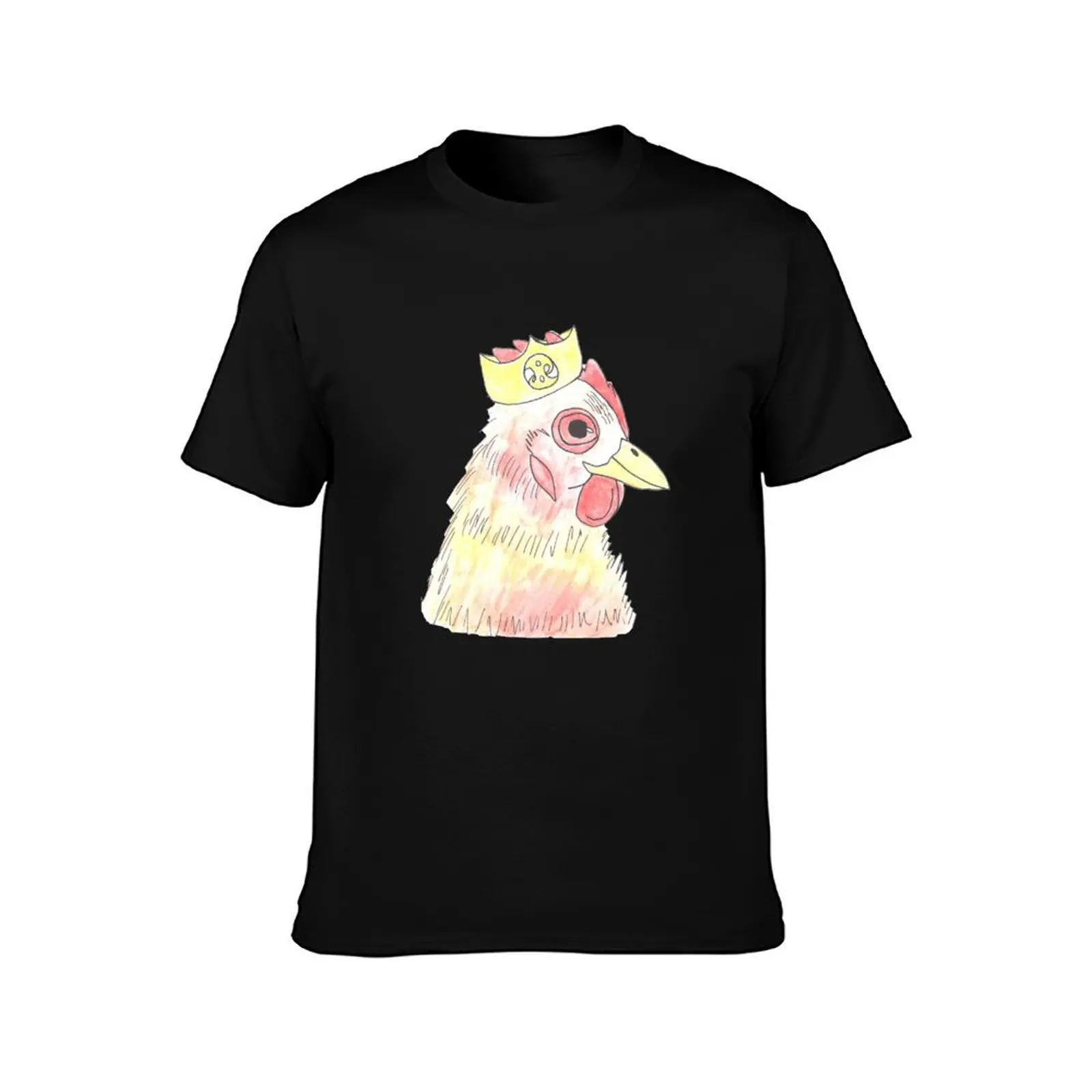 Chicken chaser! T-Shirt Summer Casual Cotton Tee Oversized Streetwear Tops Vintage Graphic Print Loose Fit Short Sleeve