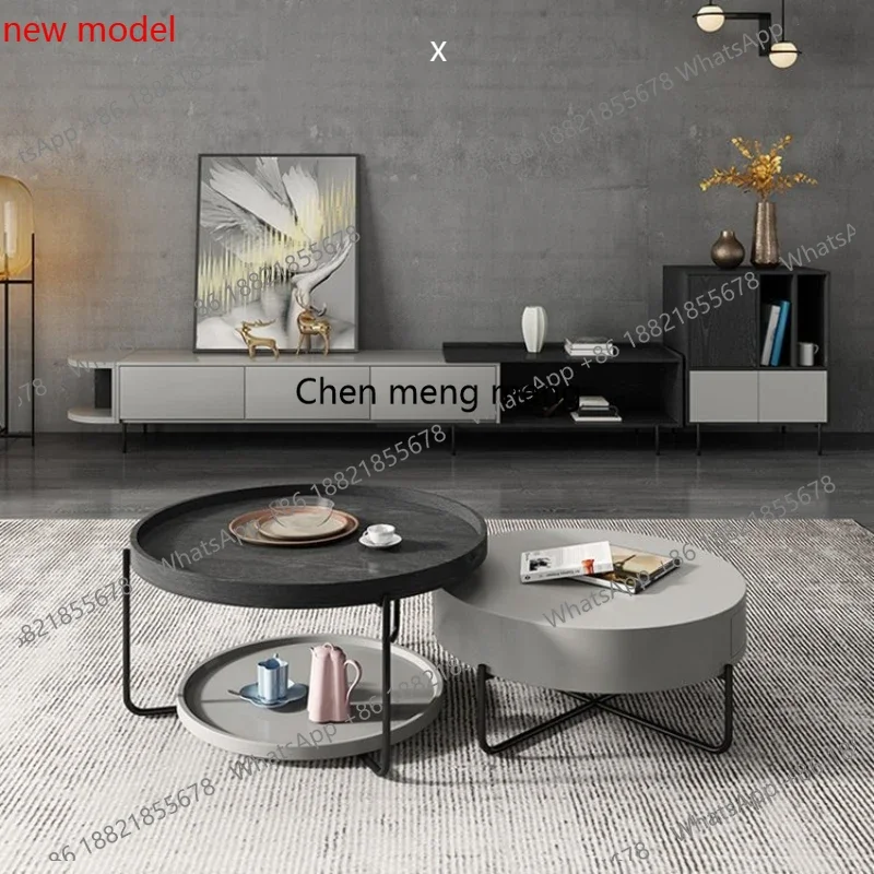 N138French Popular Coffee Table Convenience Design Modern Spread Coffee Table Sleek Hotel Living Room Furniture Salongbord