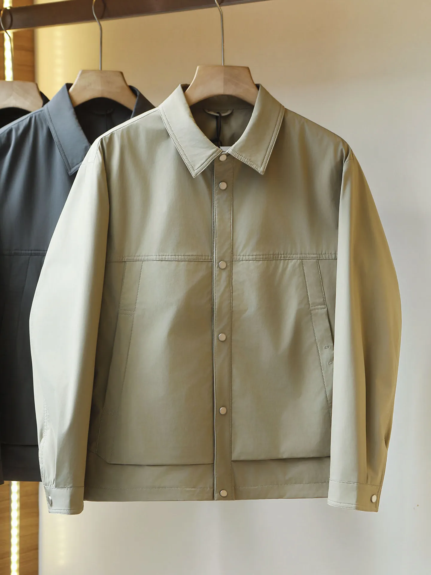 

Мужская повседневная куртка-жакет для деловых встреч, весна-осень 2026, новая коллекция, высококачественная верхняя одежда для бизнеса