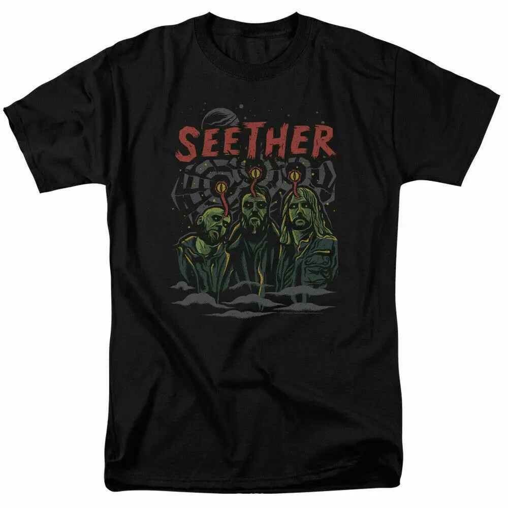 Seether Mind Control T Shirt Licensed Rock N Roll Music Band Tee Black