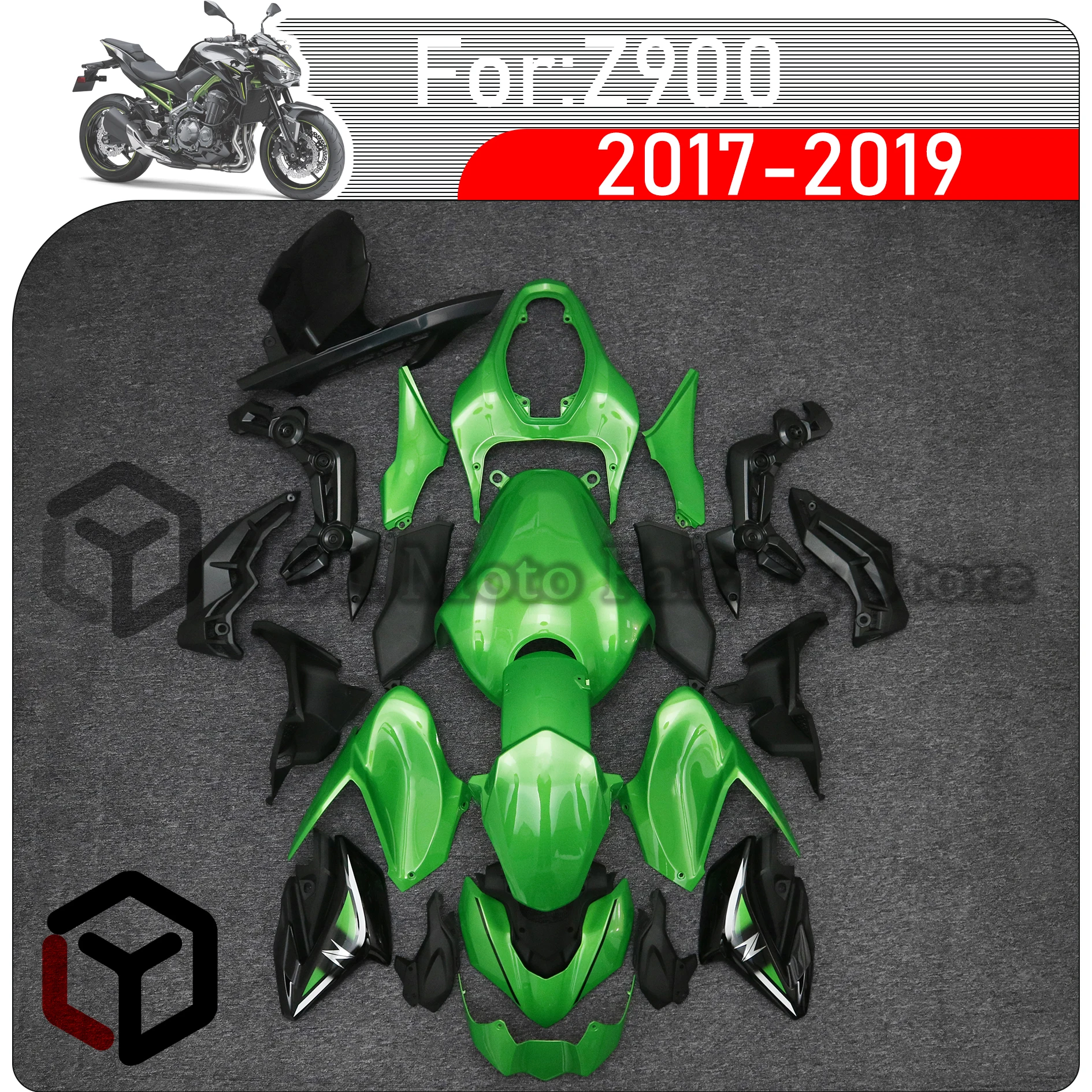 

Комплект обтекателей для кузова мотоцикла ABS для KAWASAKI Z 900 Z900 2017 2018 2019