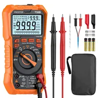 Proster 9999 Counts TRMS Multimeter, Auto Range, NCV, Voltage/Current/Temp/Capacitance/Resistance/Diode/Continuity Tester