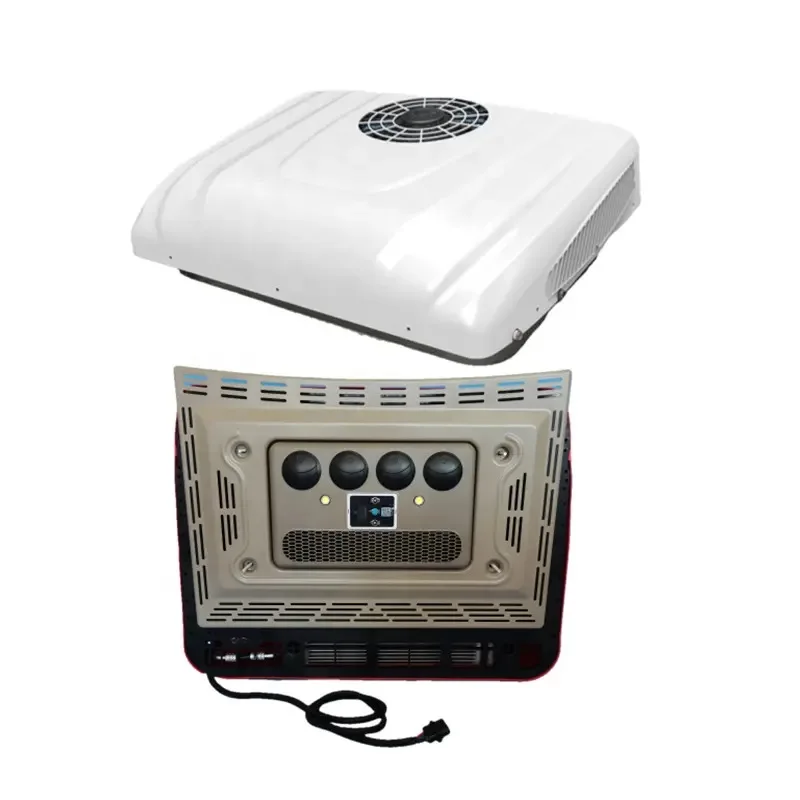 Van Rv Roof Solar Power Stop Air Conditioning Truck 12v 24v Battery Powered Air Conditioner for RV