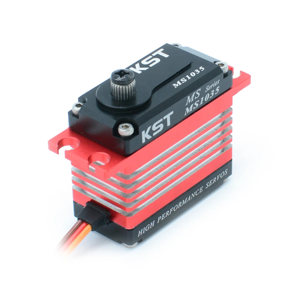 Motor Servo Digital Kecepatan Tinggi Kelas 550-700 Mg 2026 Berkualitas Tinggi Kst Ms1035 7.4v 10.5kg 0.035detik 12kg untuk Pa
