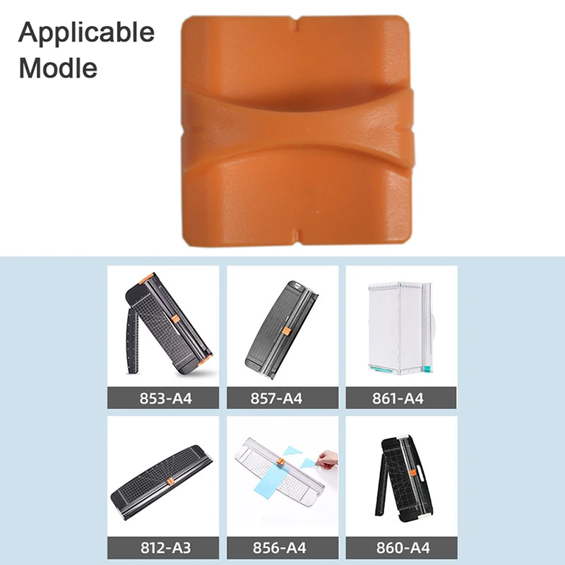 2PCS Paper Cutter Replacement Blade with Automatic Security Safeguard Design For A4 Paper Trimmer Blades Office Supplies