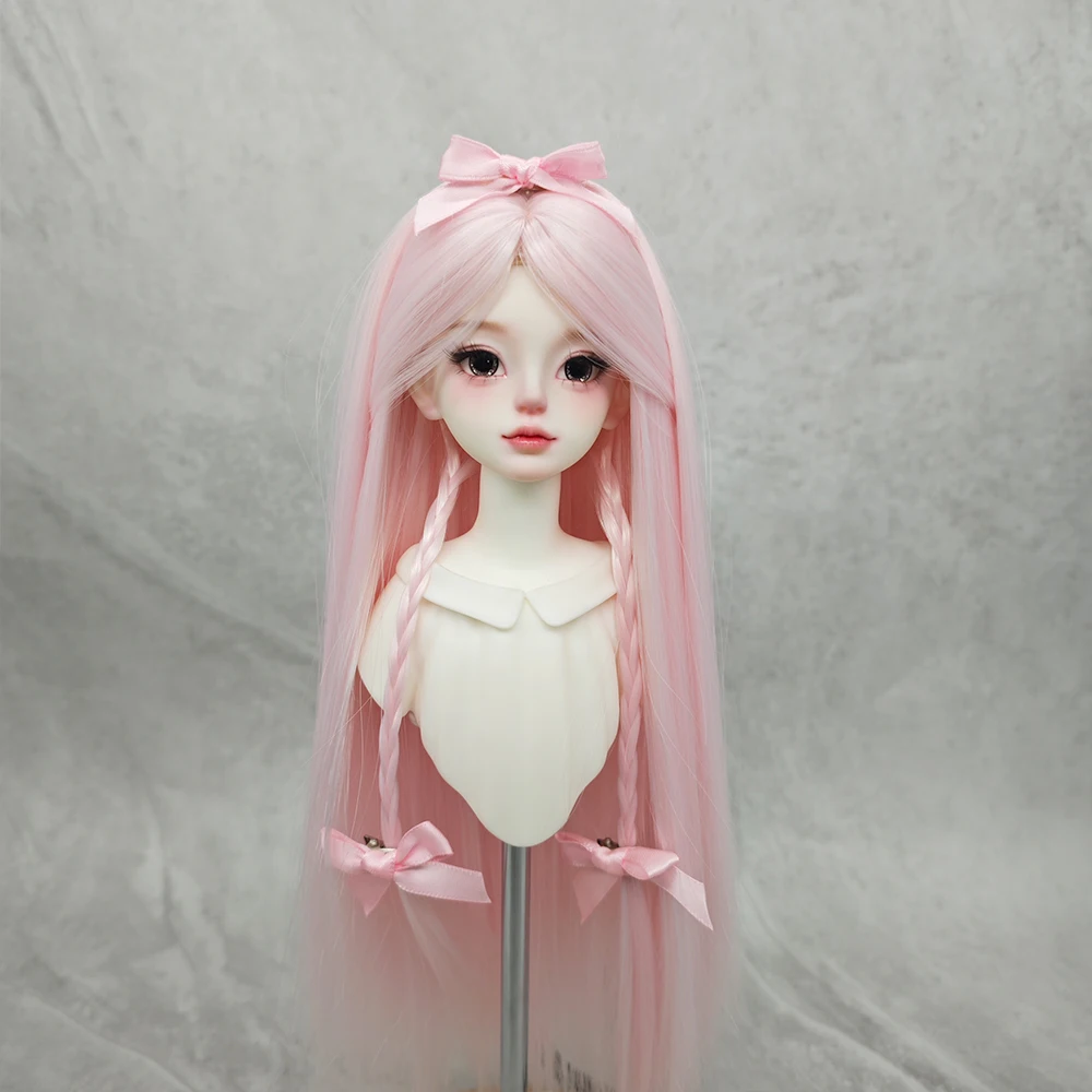 

1/6 doll Bjd wig with straight hair suitable for SD BJD 30Cm or 11.81 inch doll Cute Synthetic wig suitable for 1/3 1/4 BJD doll