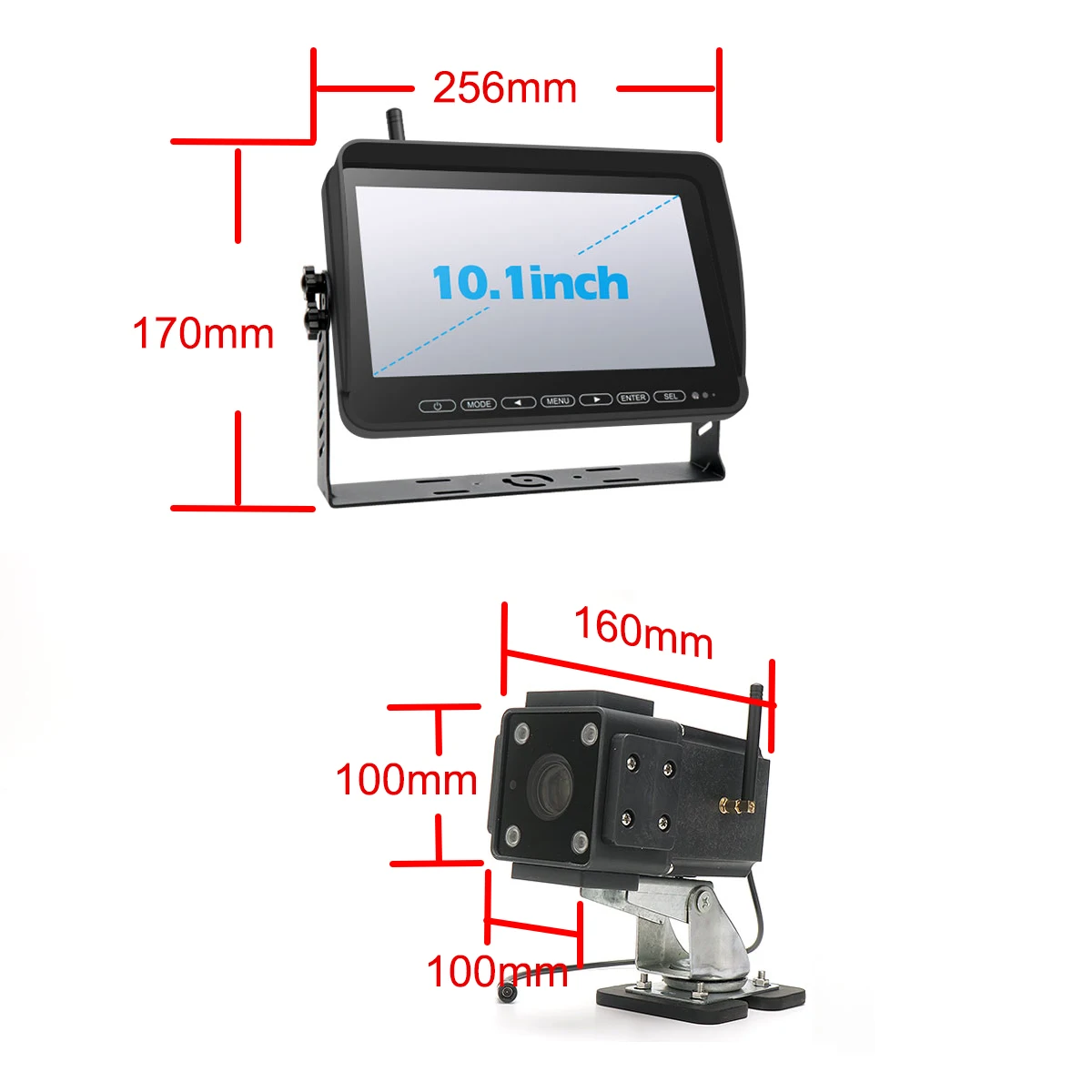 Wireless Tower Crane Visual Monitoring System 30X Zoom IP67 Waterproof Wireless Rear View Camera for Construction Crane Lifting