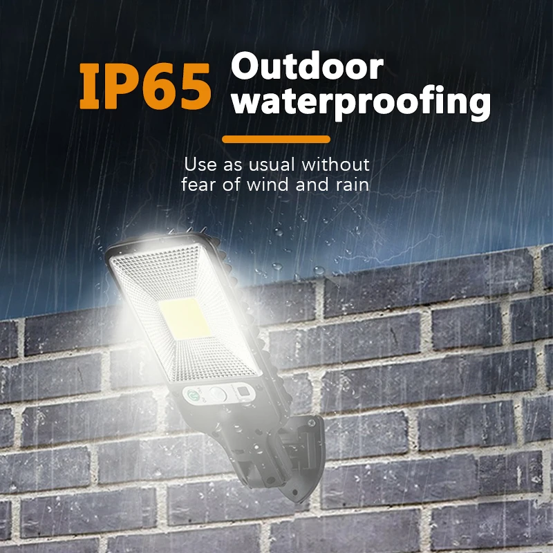 Outdoor LED Solar Street Light Motion Sensor IP65 Waterproof Light Garden Garage Courtyard Street Decoration COB Wall Lamp