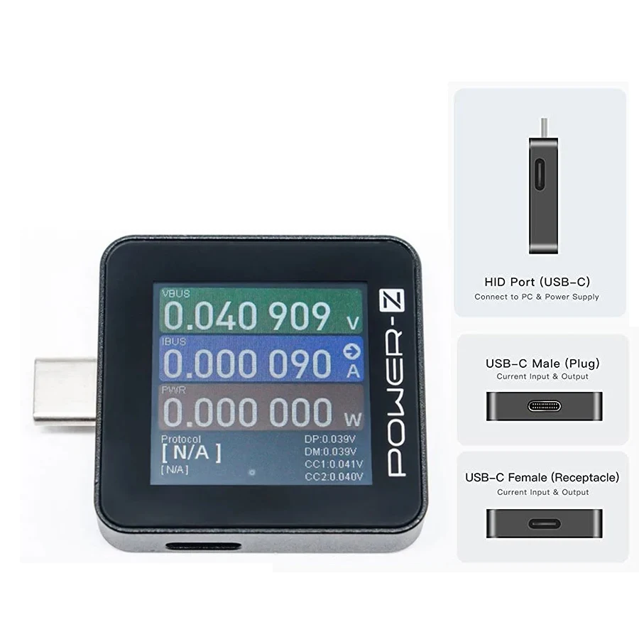 ChargerLAB POWER-Z KM003C 240W PD3.1 QC5 SCP FCP AFC VIFC EPR UFCS Protocol 48V Range Dual USB C Charger & Cable Tester KM002C