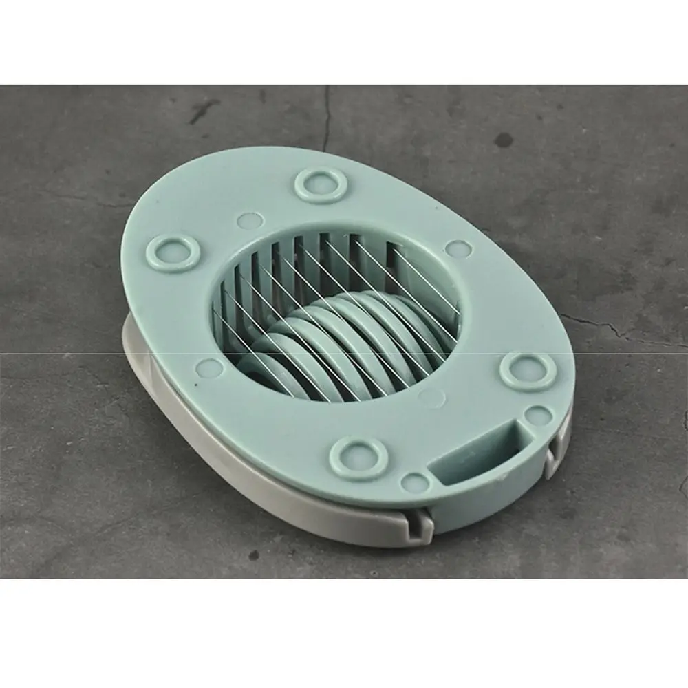 

Stainless Steel Wire Boiled Egg Slicer Multipurpose Wide Handle Fruit Garnish Chopper Comfortable Grip Easy To Clean