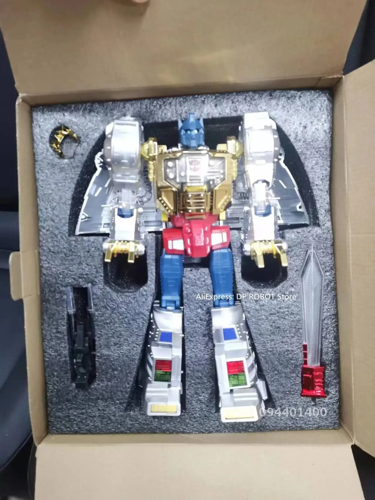 【In Stock NOW】Transformation MP08 Grimlock MP-08 Metallic Toy Mirror Color Enlarged KO Version Action Figure With BoX