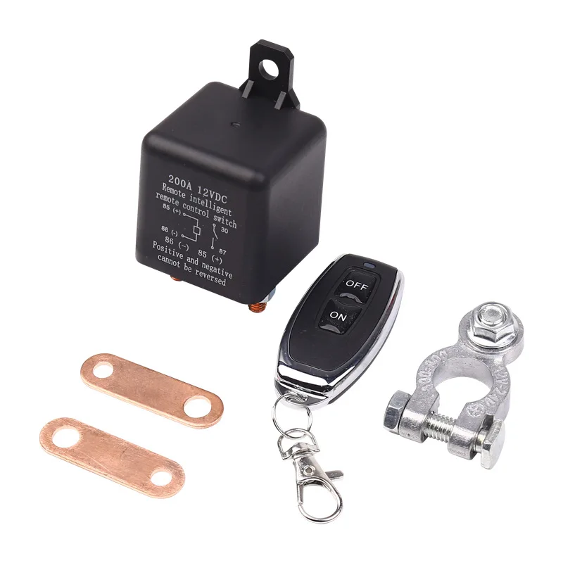 Automobile Relay 200ADC11-15V Power Supply Protection Car with Remote Control Electric Wireless Remote Control Switch