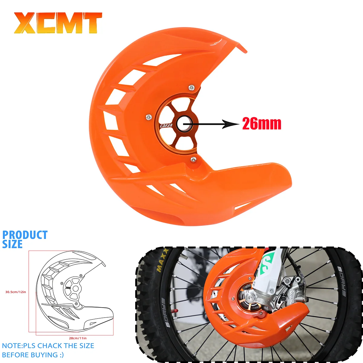 

Motorcycle Brake Disc Guard Cover Protector For KTM Husqvarna GasGas EXC EXC-F XC XC-F XC-W XCF-W SX SX-F Six Days TPI 125-500