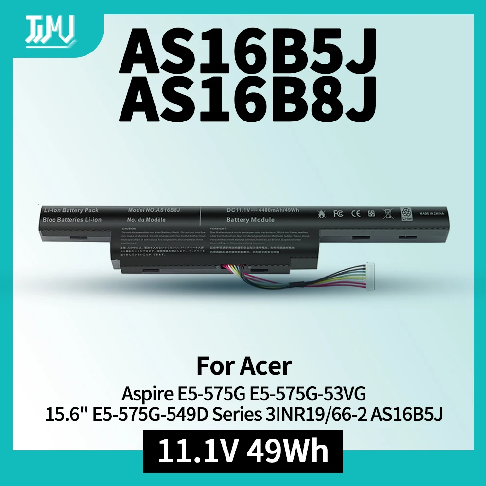 AS16B5J AS16B8J Battery for Aspire 15.6