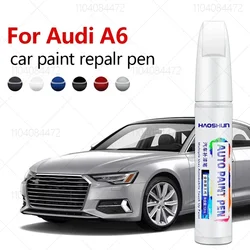 For Audi A6 1994-2025 C4 C5 C6 C7 C8 Paint Repair Pen Touch Up Scratch Remover DIY Auto Accessories Black White Silver Red Blue