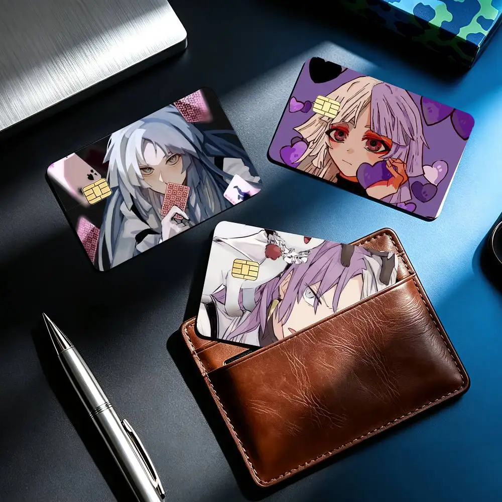 Bungo S-Stray Dogs S-Sigma 4pcs 1Set Card Stickers Small Waterproof Chip 4PCS Card Sticker Anti-Scratch