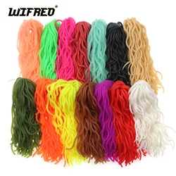 60strands Soft Worm Body Squirmy Wormy Fly Tying Material San Juan Worm Earthworm Maggots Mimic Baits for Trout Fishing Lures