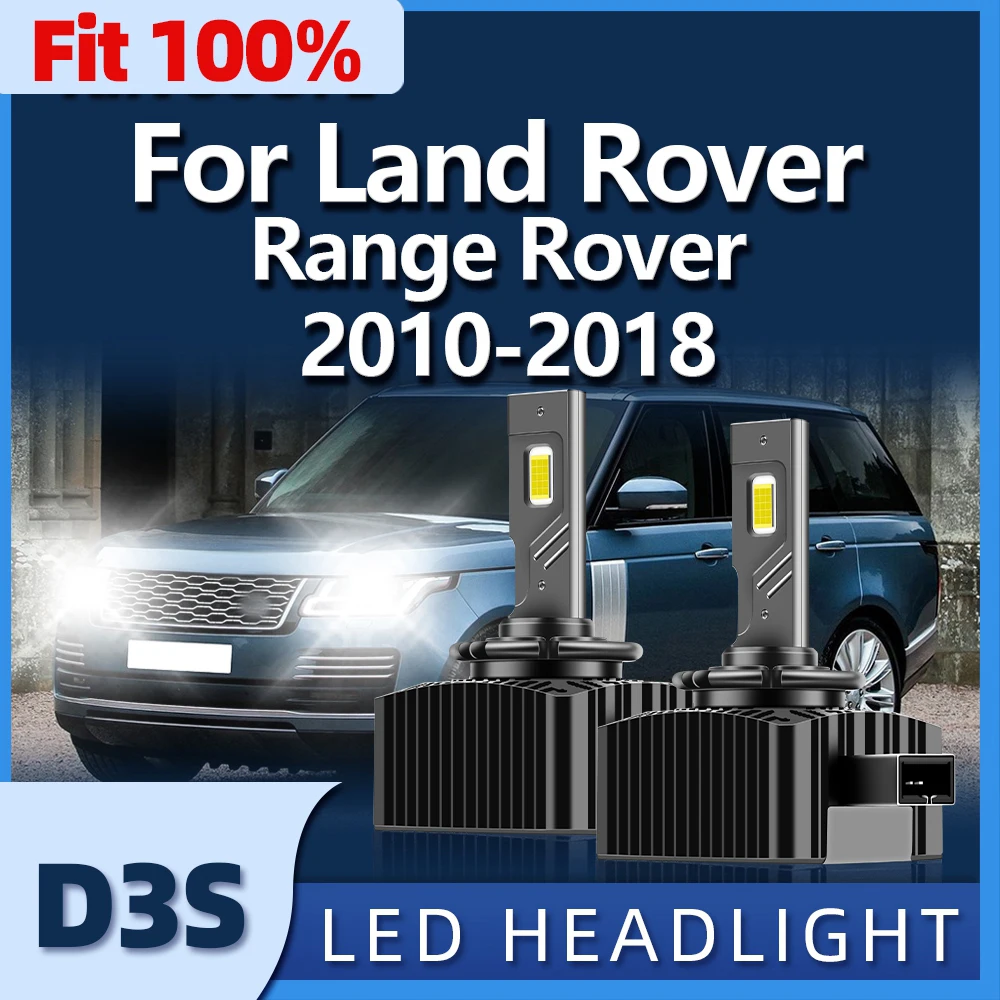 

D3S LED Headlights Xenon HID 6000K High Low Beam For Land Rover Range Rover 2010 2011 2012 2013 2014 2015 2015 2016 2017 2018