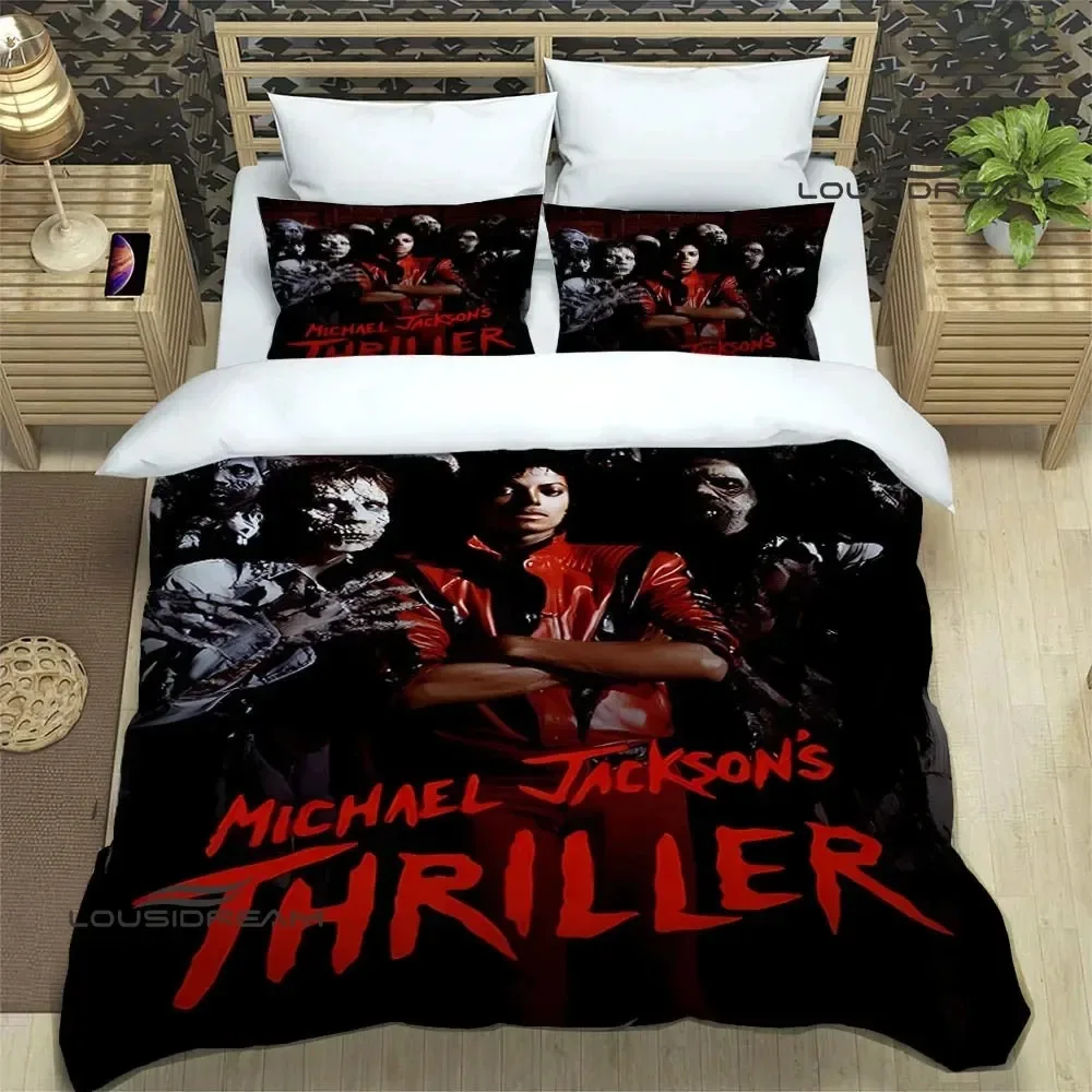 

Michael Jackson printed Bedding Sets exquisite bed supplies set duvet cover bed comforter set bedding set luxury birthday gift