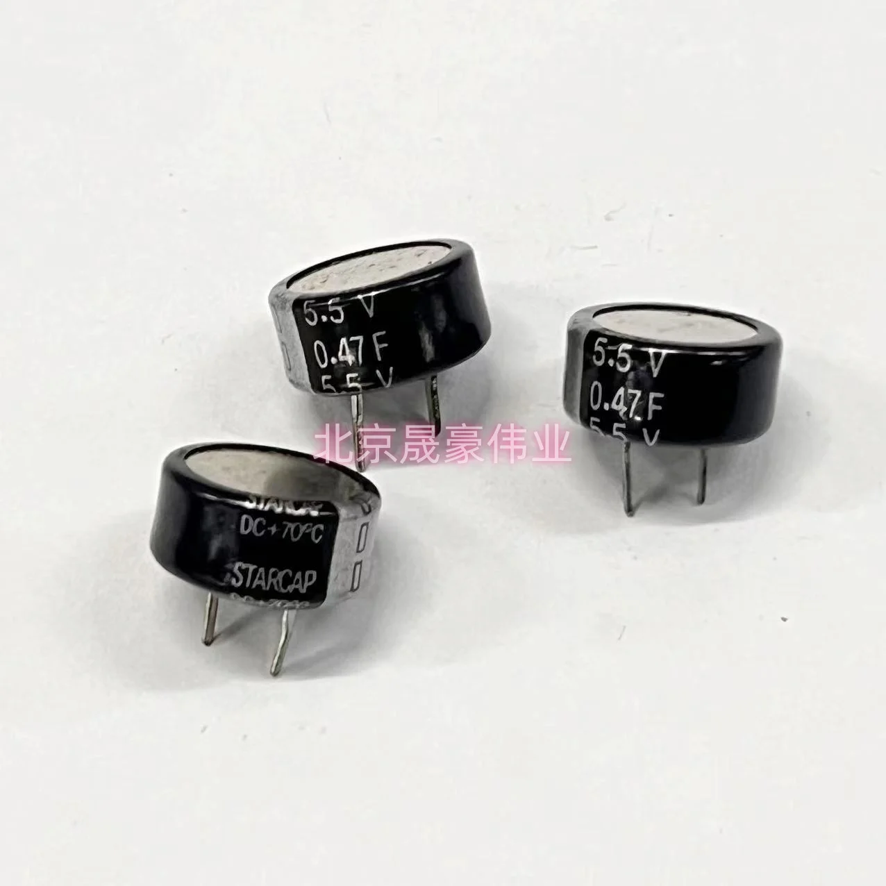 2pcs  5.5V0.47F imported C-type energy storage supercapacitor 0.47F 5.5V 0.47F STARCAP