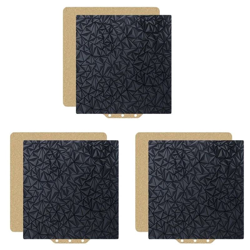 

A98E-3X Build Plate For Adventurer 5M Pro Double Sided Textured PEI Sheet And Smooth PEO Steel Sheet Bed (PEO+PEI)