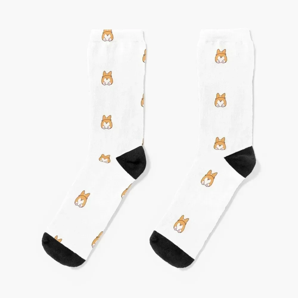 

Corgi Butt Socks soccer anti-slip designer brand Men's Mens Socks Women's