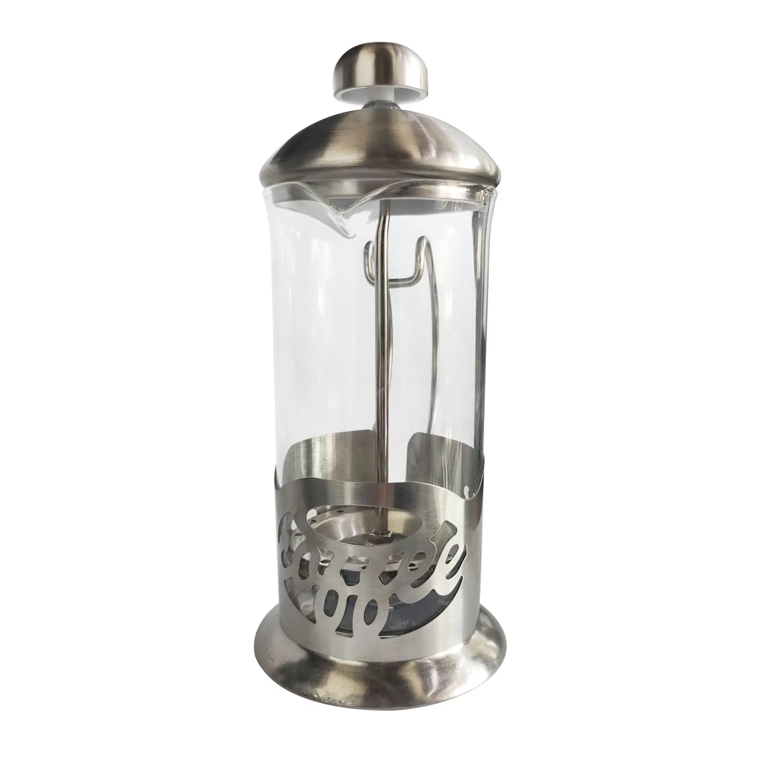 Coffee Maker French Press Cremade 350ML Glass and Stainless Steel For Coffee Tea Writing Coffee Model