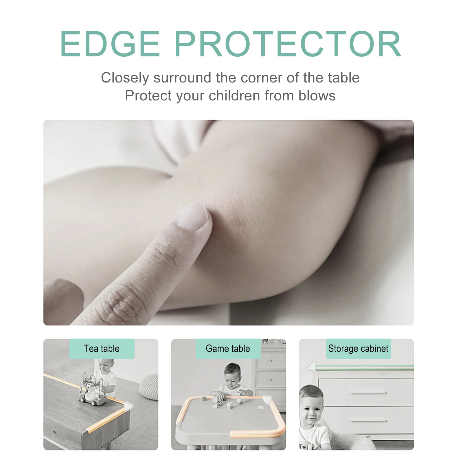 

4 шт., угловая крышка для предотвращения столкновений, силиконовая защита для мебели, стола, защита для детей старшего возраста, мультяшный край, бампер