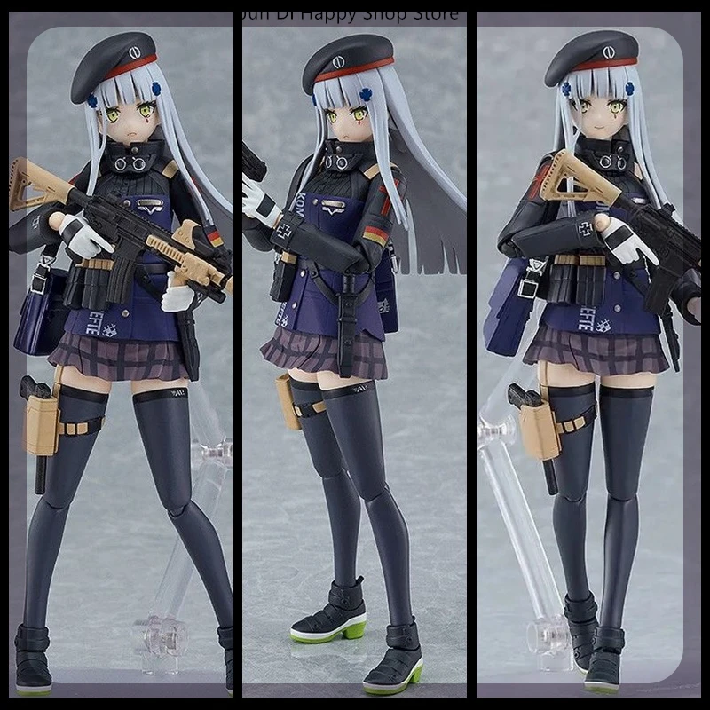 15cm Girls Frontline Hk416 Multiple Accessories Game Girl Figures Statue Models Boys Collectible Toys Ornament Doll Toys Gifts