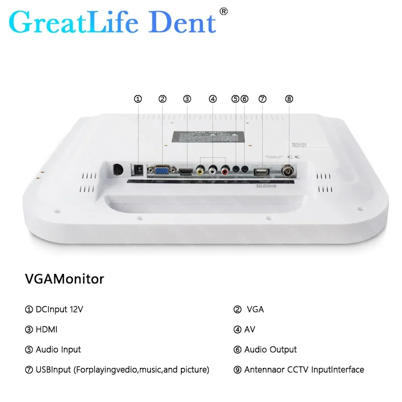 Nuevo endoscopio Dental, Monitor LCD de 17 pulgadas, cámara intraoral con soporte, instrumento de observación bucal de 12 millones de píxeles