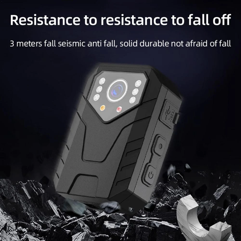 Wearable HD Body Camera With Night Vision 6-8 Hours Battery Life Law Enforcement Guard