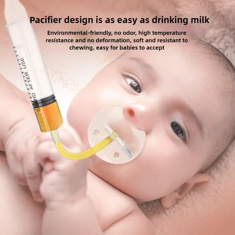 Baby Pacifier Medicine Dispenser Kit Oral Feeding Syringe Toddler 10ml Liquid Dropper Feeder Utensils Kid Health Feeding Tools