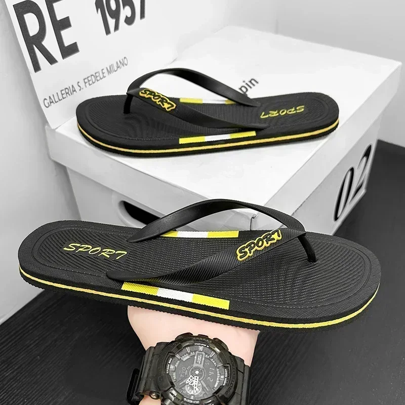 Soft Men's Slippers for Summer Men House Shoes Men's Comfortable Slipper Man Luxury 2024 Flip Flops Man Male Shoes Sneakers Flop