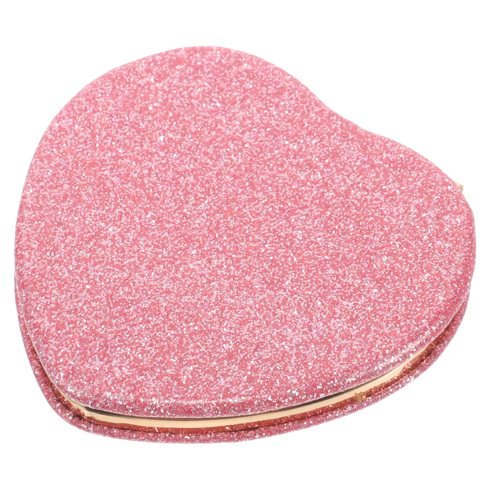 Heart Shaped Makeup Mirror Portable Compact Travel Size Cute Handheld Mirror for Women Outdoor Personal Mirrors