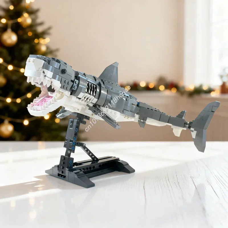 727pcs-moc-great-white-shark-creatored-model-building-blocks-architecture-festival-gifts-education-brick-toy-birthday