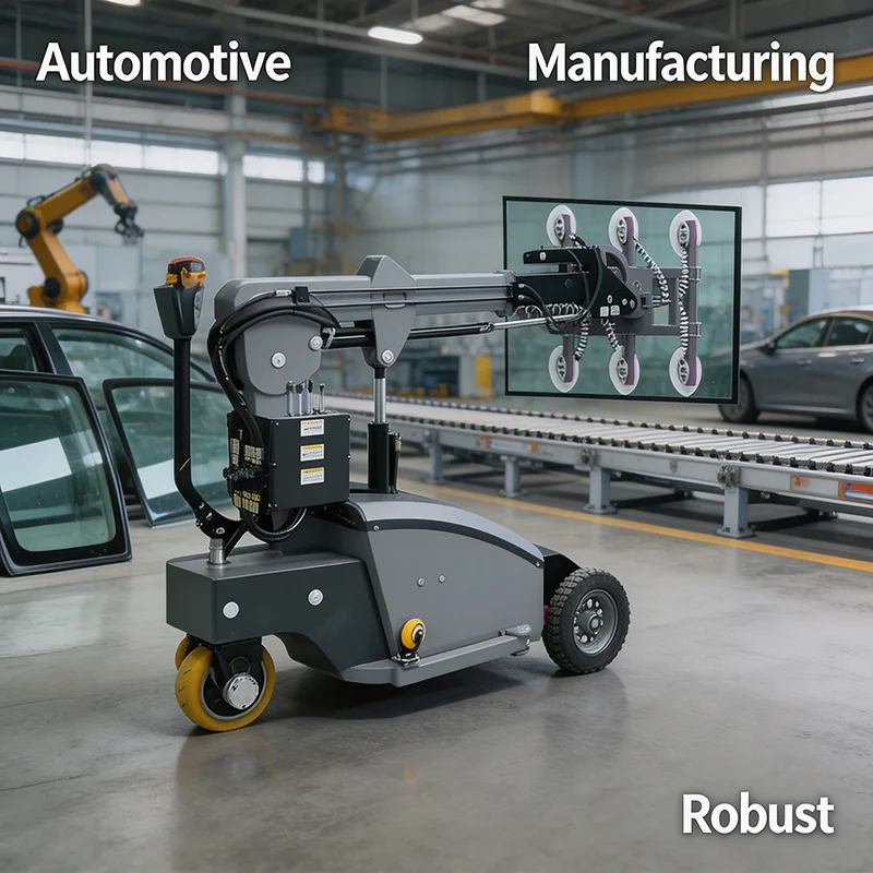 400kg Capacity Glass Installation Robot 4 Pads Vacuum Lifter Manufacturer Direct Sale Professional Robotic Glazing Equipment