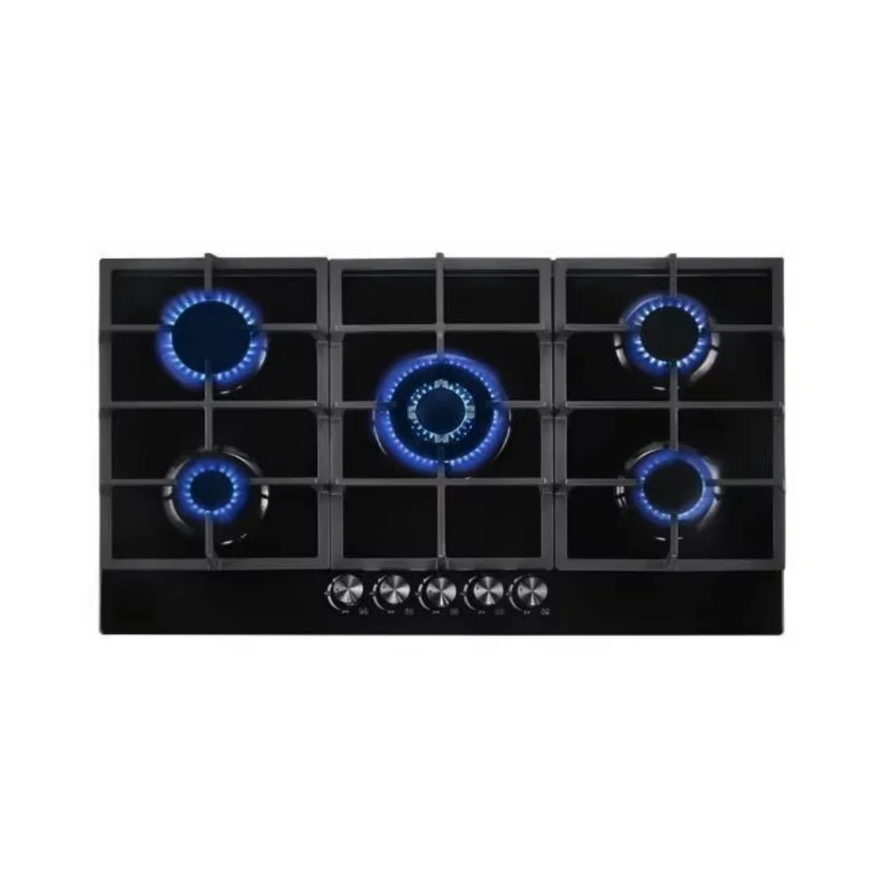 

5-конфорочная кухонная техника, встроенная умная настольная столешница, современные газовые плиты для верхних счетчиков