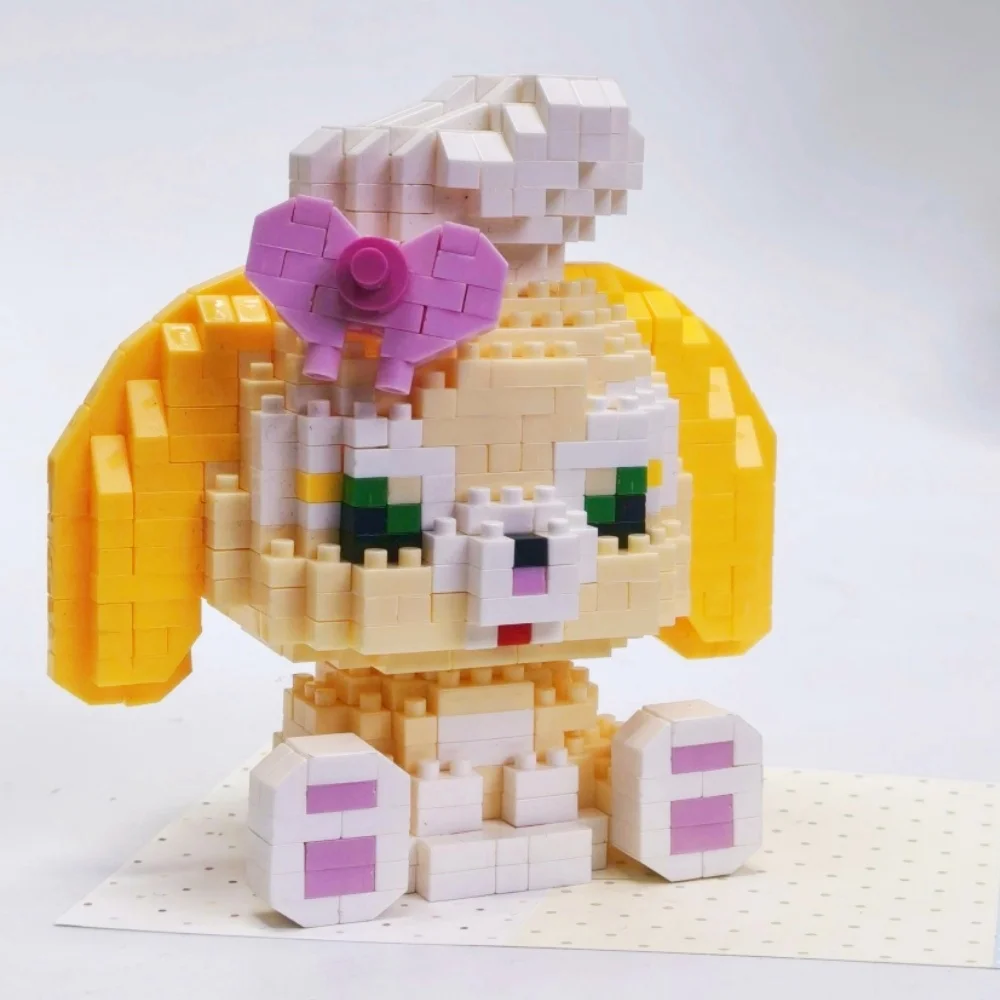 Disney-Stitch Blocos de Construção, Princesa Elsa, LinaBell, Mickey Mouse, Pato, Mini Figuras de Ação, Montar Brinquedos, Brick Kids Gifts