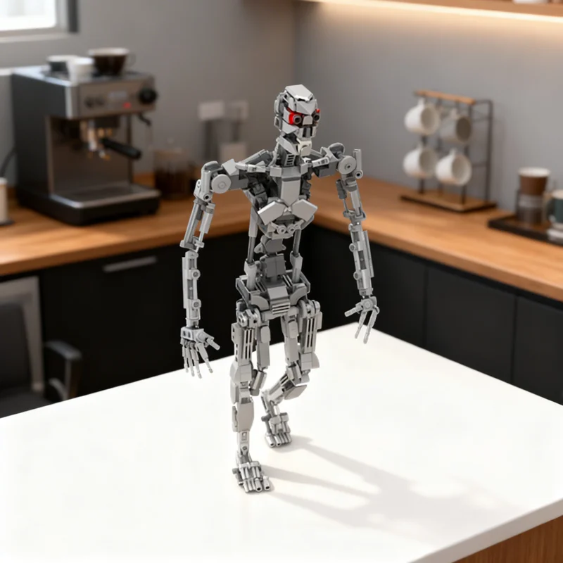 

567pcs MOC T 800 Terminator Space Classic Model Building Blocks DIY Gift Creative Collectible Display Decor Premium Adult Kids