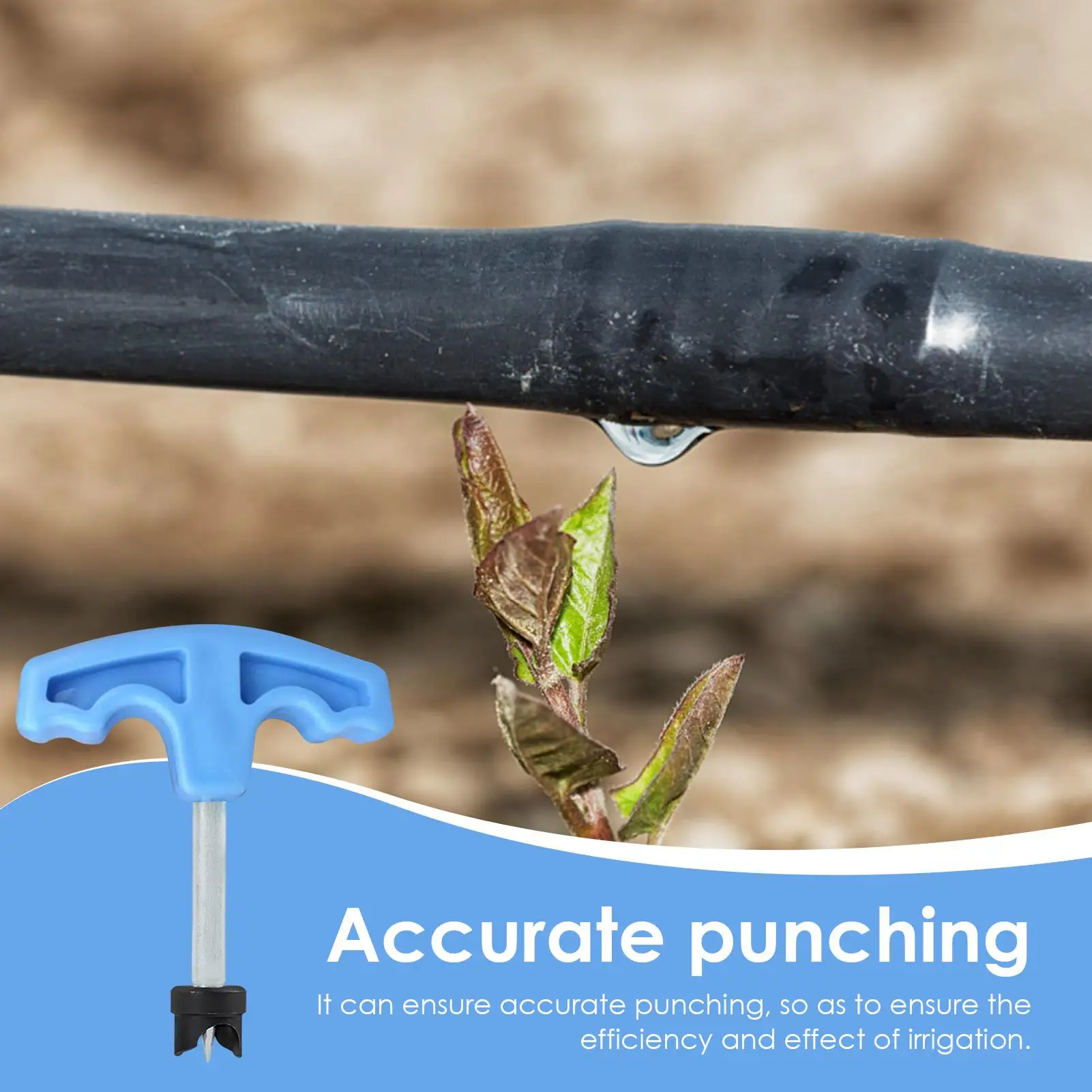 Drip Irrigation Tubing Hole Punch Farm Watering Tube Punching Drip Tube Hole Puncher For Gardeners Farmers Landscapers Orchard